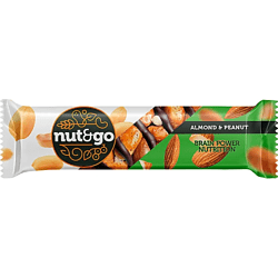 Батончик "Nut & Go" миндальный с арахисом, 36 г 9124681 купить в Минске ...