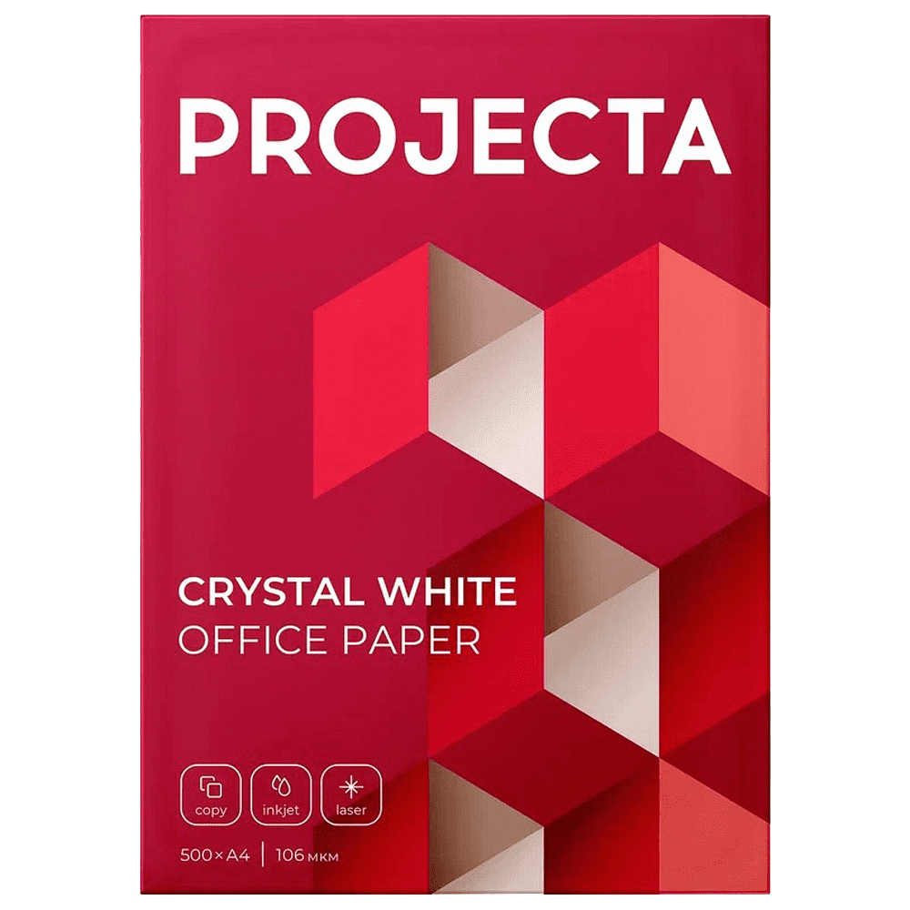 Бумага "Projecta A", A4, 500 листов, 80 г/м2, -30% - 2