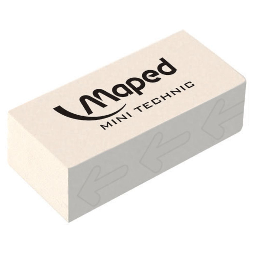 Ластик Maped "Technic 300", 1 шт, белый