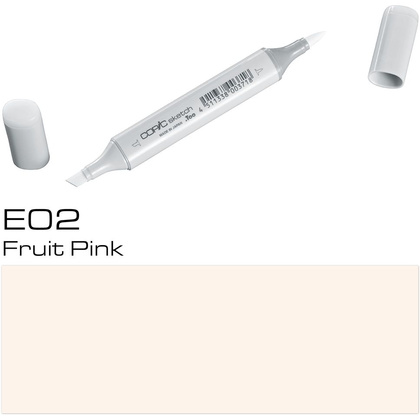 Маркер перманентный "Copic Sketch", E-02 фруктовый розовый