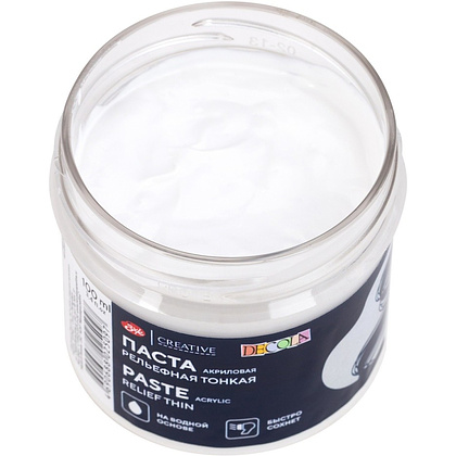 Паста акриловая рельефная "Декола" рельефная, 100 мл. - 4