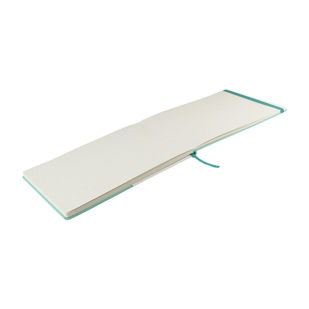 Скетчбук для акварели "Ладога", А4, 100% хлопок, 300 г/м2, 20 листов, мятный - 4