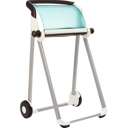 Диспенсер Tork для протирочных материалов в рулонах W1, белый, голубой - 3