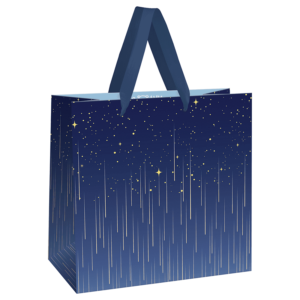 Пакет подарочный "Star rain", 20х20х10 см, ламинированный