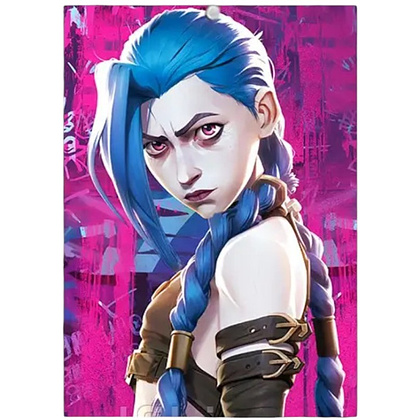 Картина по номерам "Аркейн. Джинкс"