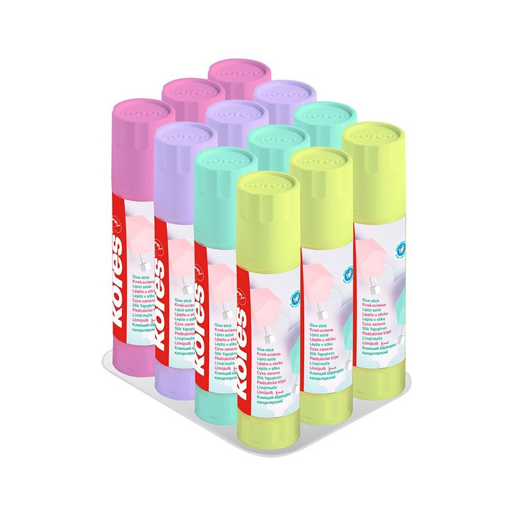 Клей-карандаш "Kores Pastel", 20 г - 2