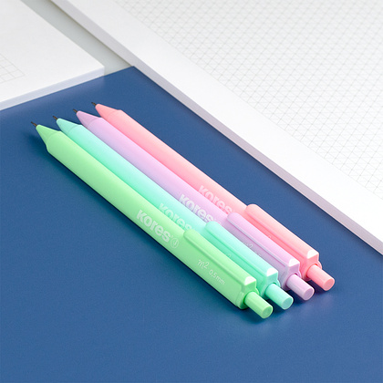 Карандаш автоматический Kores "М2", 0.5 мм, ассорти  - 5