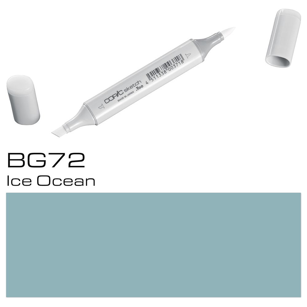 Маркер перманентный "Copic Sketch", BG-72 ледяной океан