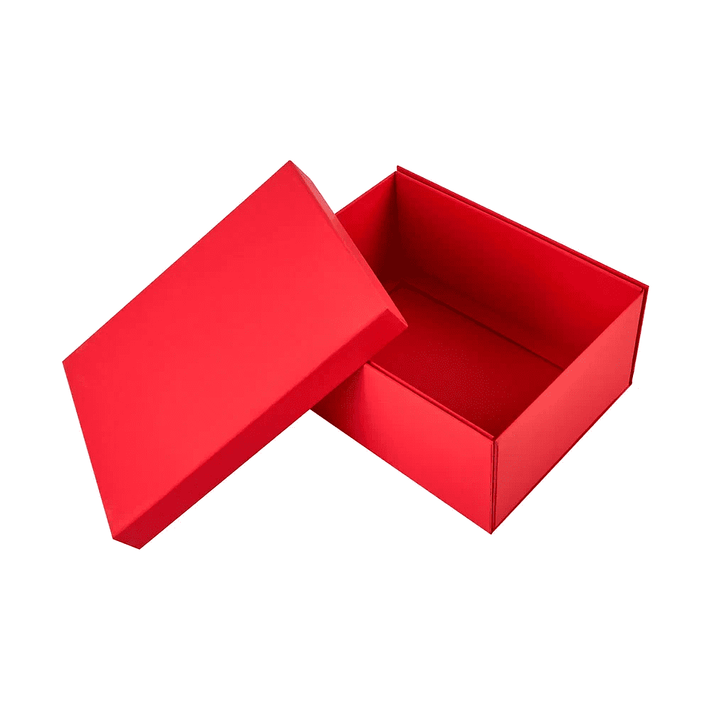 Коробка картонная, 220х160х95 мм, красный - 3
