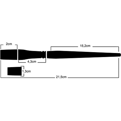 Кисть для рисования "Tintoretto Pony", пони, плоская, №14 - 3