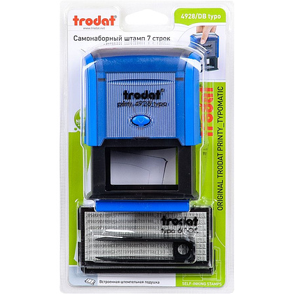 Самонаборный семистрочный штамп "4928 Typo"