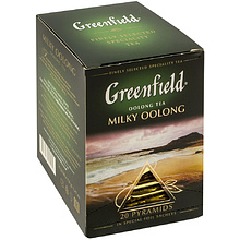 Чай "Greenfield" Milky Oolong, 20 пакетиков x1.8 г, зеленый