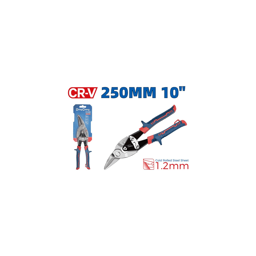 Ножницы по металлу "DongCheng D115203", 10", правый рез - 2