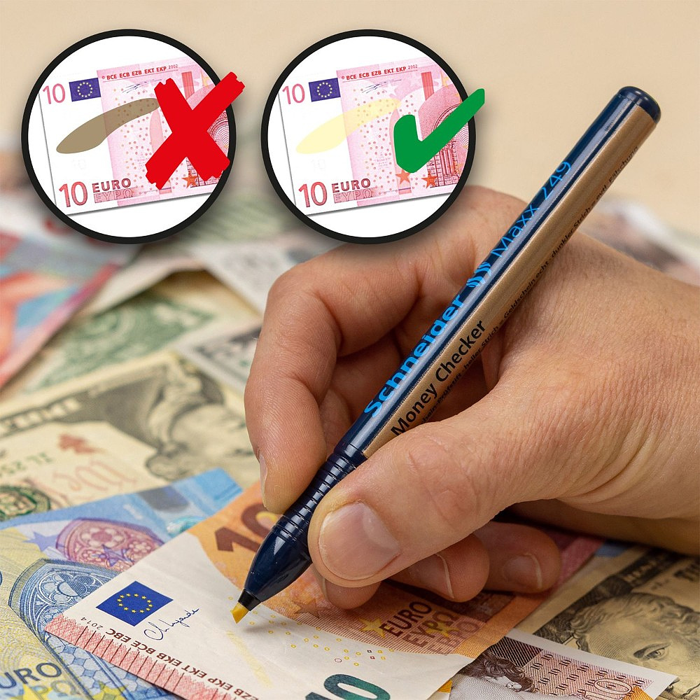 Маркер для проверки банкнот “Maxx 249”, 1-3 мм, прозрачный - 4