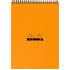Блокнот "Rhodia", A4, 80 листов, клетка, оранжевый