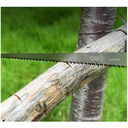 Пила-нож садовая Deli GS EDL580652, 300 мм, 7TPI, черный, зеленый - 6