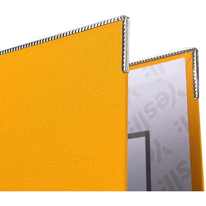 Папка-регистратор "Yesli:", А4, 75 мм, ПВХ Эко, желтый - 4