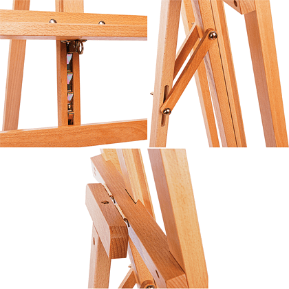 Мольберт лира "Студия", бук, 224 см, холст до 126 см - 5