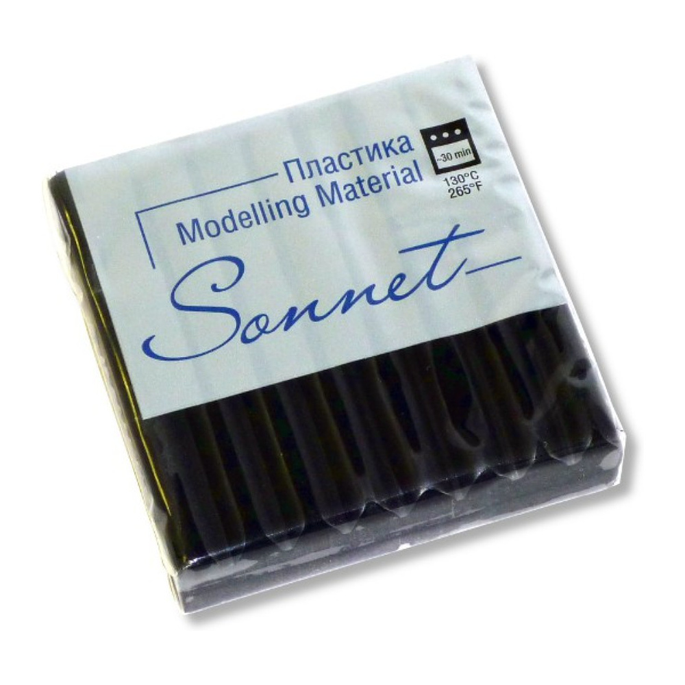 Пластика "Сонет", 56 гр., черный