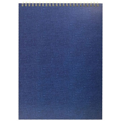 Блокнот "Эконом", А6, 40 листов, клетка, синий
