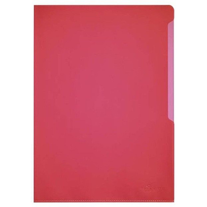 Папка-уголок "Durable", A4, 120 мк, пластик, красный