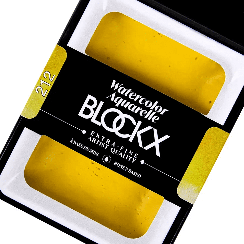 Краски акварельные "Blockx. Giant pan", 212 желтый Блокс, 18 мл., кювета - 3