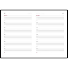 Ежедневник недатированный "Leader", А5+, 352 страницы, коричневый