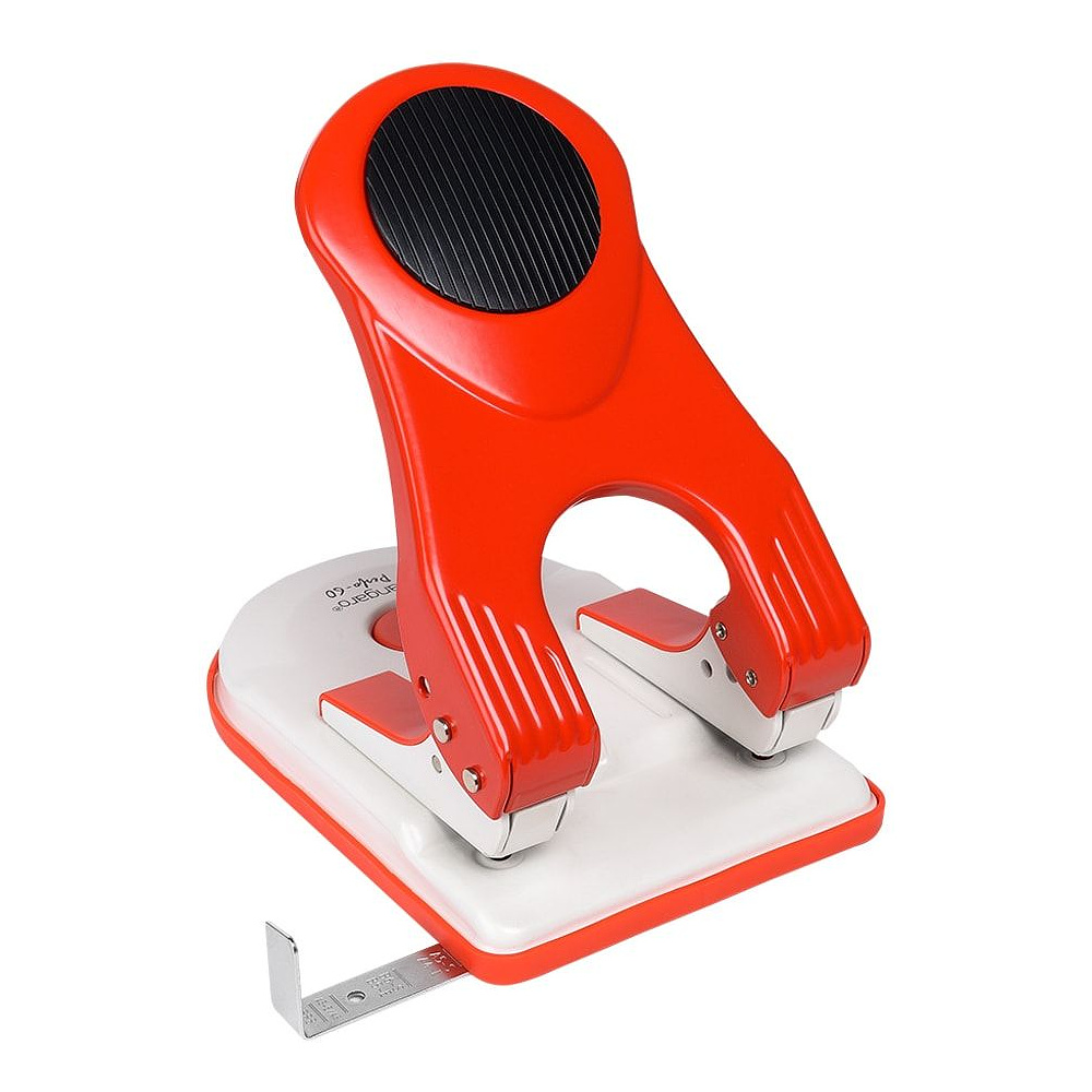 Дырокол Kangaro "Perfo 60", 60 листов, красный