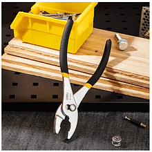 Переставные пассатижи Deli YS EDL25508, 200 мм., желтый, черный