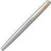Набор "Parker Jotter Stainless Steel GT": ручка шариковая автоматическая и перьевая, золотистый, серебристый - 3