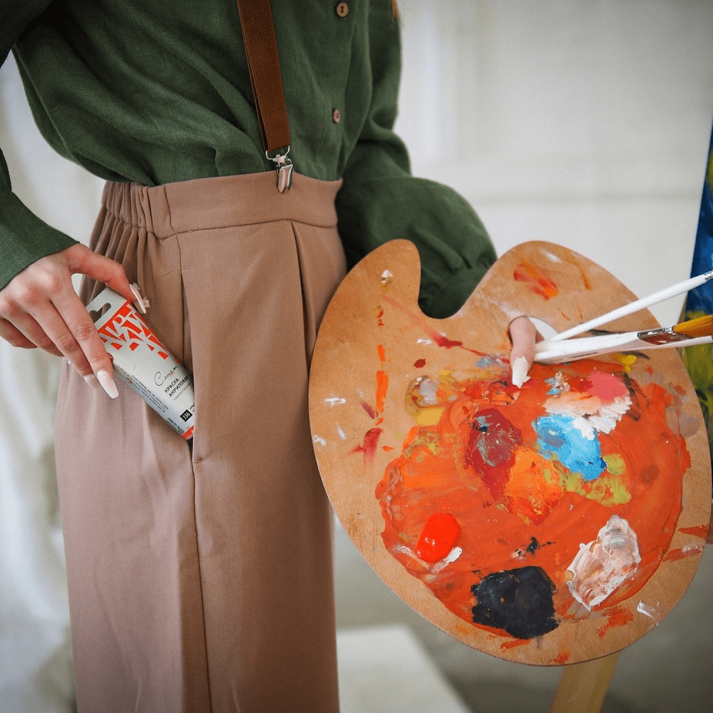 Краски гуашевые "Сонет", 214 лимонная, 40 мл., банка - 3