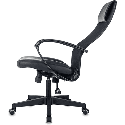 Компьютерное кресло "Бюрократ CH-NOVA LUX", сетка, экокожа, пластик, черный - 9