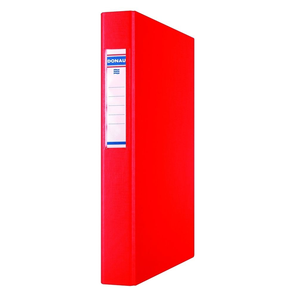 Папка на кольцах "Donau", 2 кольца, красный