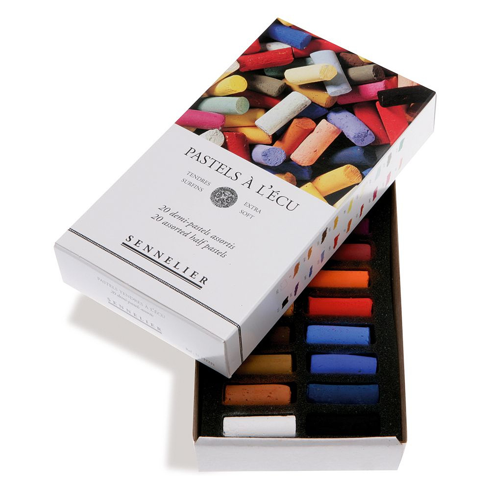 Набор сухой пастели "À l'écu Half Pastel", 20 цветов