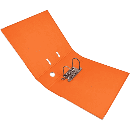 Папка-регистратор "Yesli:", А4, 75 мм, ПВХ, оранжевый - 4