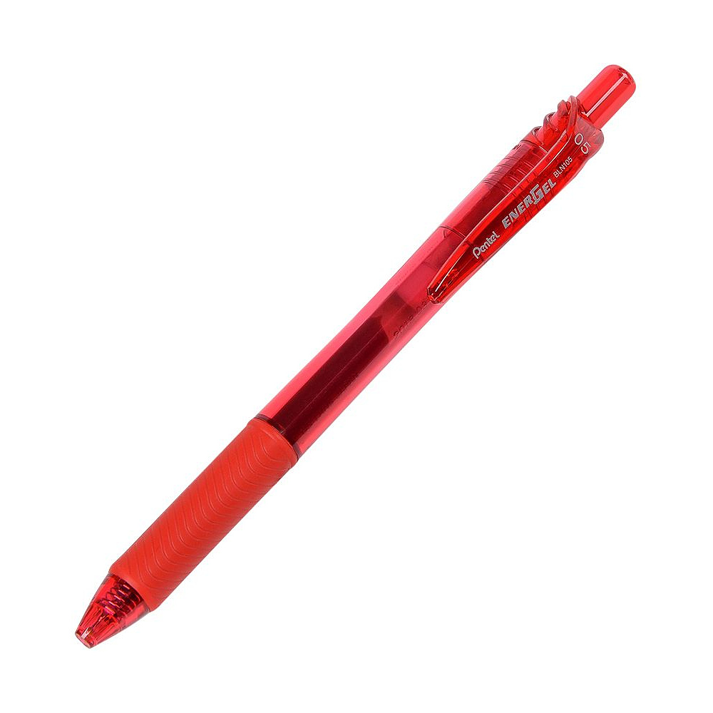Ручка-роллер "EnerGel-X", 0.5 мм, красный, стерж. красный