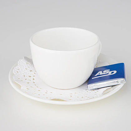 Салфетки бумажные ажурные AVIORA, d=12 см, 250 шт, белый - 2