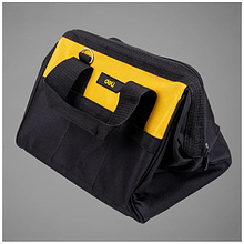 Сумка для инструментов Deli YS EDL-P1, 300х230х250 мм, ткань Oxford, черный, желтый