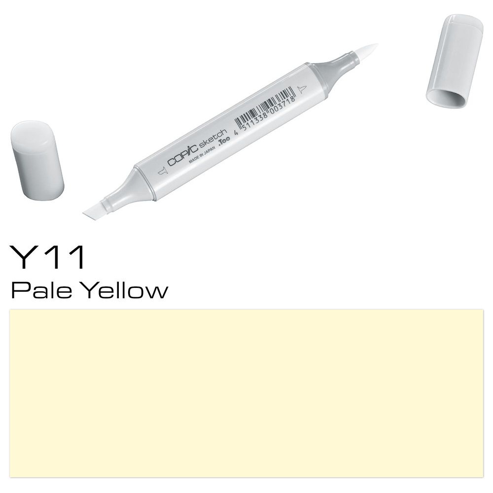 Маркер перманентный "Copic Sketch", Y-11 бледный желтый