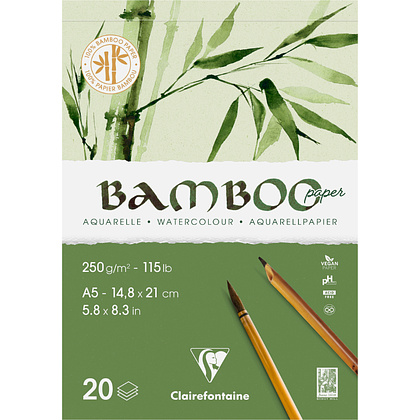 Блок-склейка "Bamboo", А5, 250г/м2, 20 листов