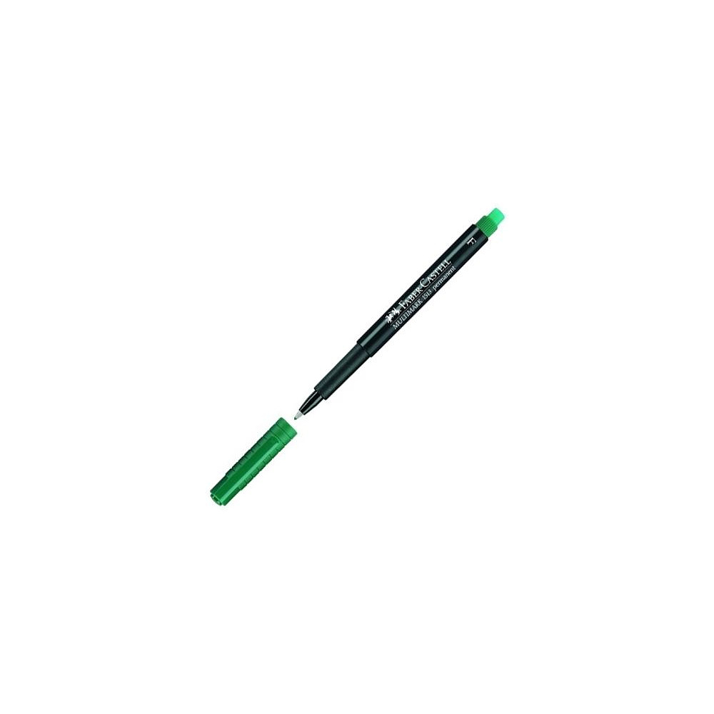 Маркер перманентный "Multimark" с ластиком, зеленый