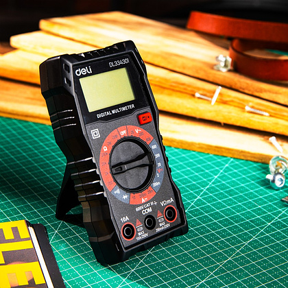 Мультиметр цифровой Deli RS EDL334301, 600В, универсальный, черный - 5