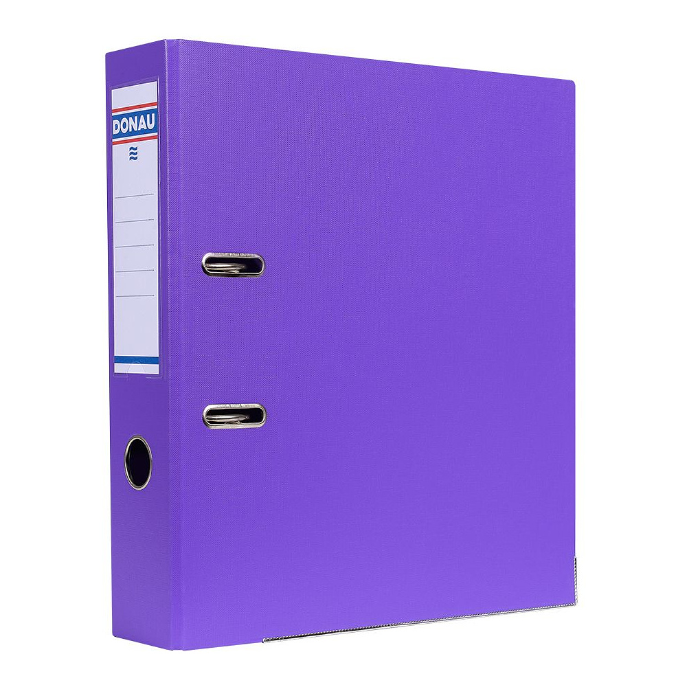 Папка-регистратор "Donau", A4, 75 мм, ПВХ, фиолетовый