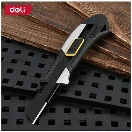 Нож универсальный "Deli DL4256", 18 мм, усиленный - 3