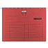 Файл подвесной со скоросшивателем "Donau", A4, красный