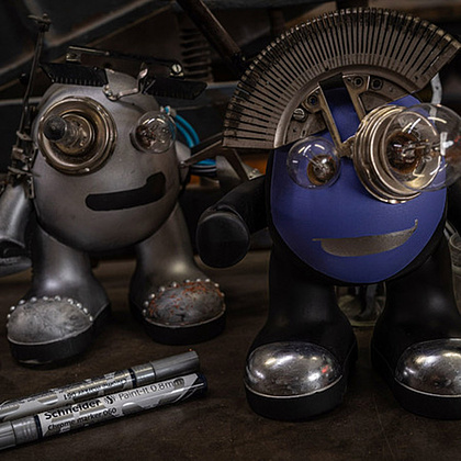 Маркер жидкий хром "Paint-It 060", 0.8 мм, хром металлик - 7