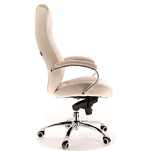 Кресло для руководителя EVERPROF "DRIFT PU", экокожа, кремовый