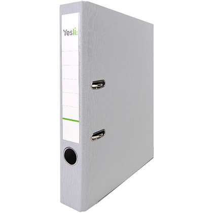 Папка-регистратор "Yesli:", А4, 50 мм, ПВХ, серый