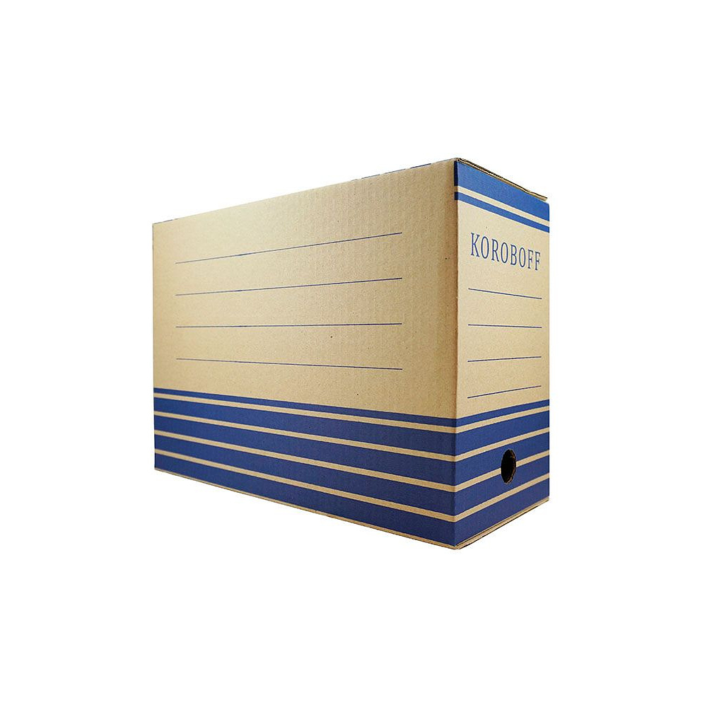 Коробка архивная "Koroboff", 150x322x240 мм, синий