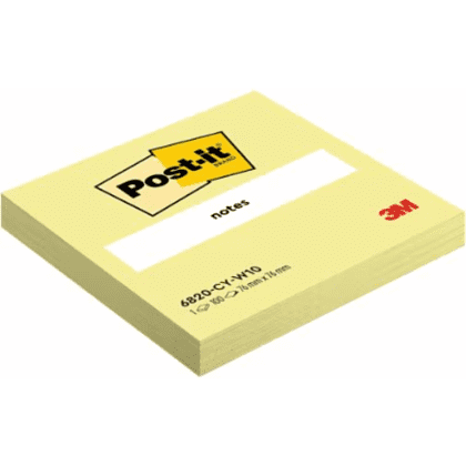 Бумага для заметок "Post-it Notes", 76х76 мм, 100 листов, канареечно желтый